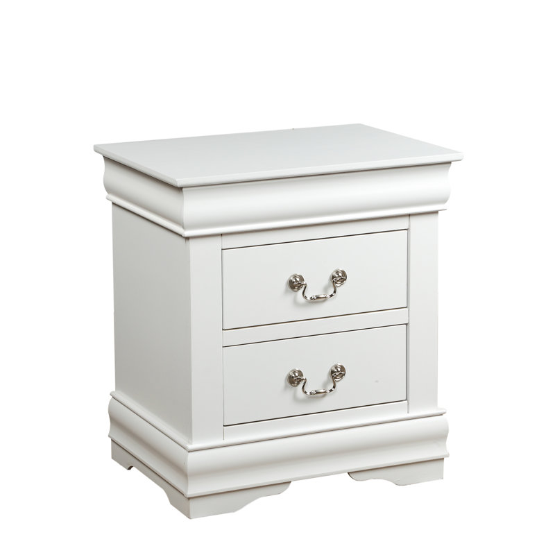 Table de chevet moderne pour chambre blanche: et option attrayante avec tiroirs spacieux