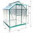 6.3'*6.2'*7' Polycarbonate Greenhouse, Heavy Duty Outdoor Aluminum Walk-In Green House Kit With Rain Gutter, Vent And Door