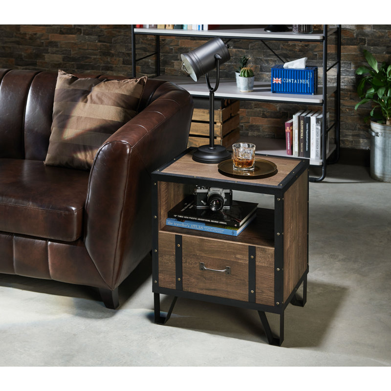 Salvador End Table with Storage