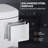 1.6 Gallon Rectangular Step On Trash Can Kitchen Garbage Bin Home Office Dustbin-88301661