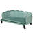 Velvet Large Dog Couch With Foam Cushion, Soft Dog Bed With Pearl Design, Dog Sofa For Big And Medium Dogs, Green-912166474