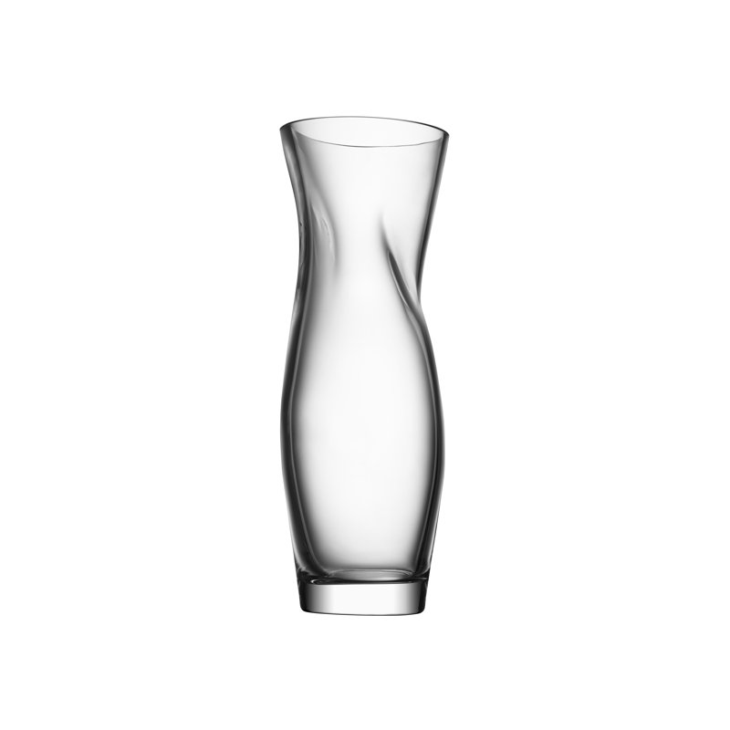 Clear Handmade Glass Tall Table Vase