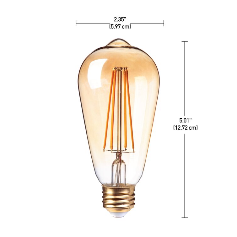 Globe Electric Company 4,5 watts (équivalent à 40 watts), ampoule DEL  intelligente B11, à intensité variable, culot E12 blanc / candélabre  réglable et Commentaires - Wayfair Canada