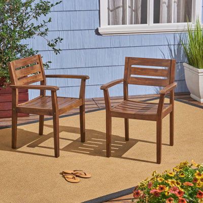 Patio Chair Armchair Set of 2