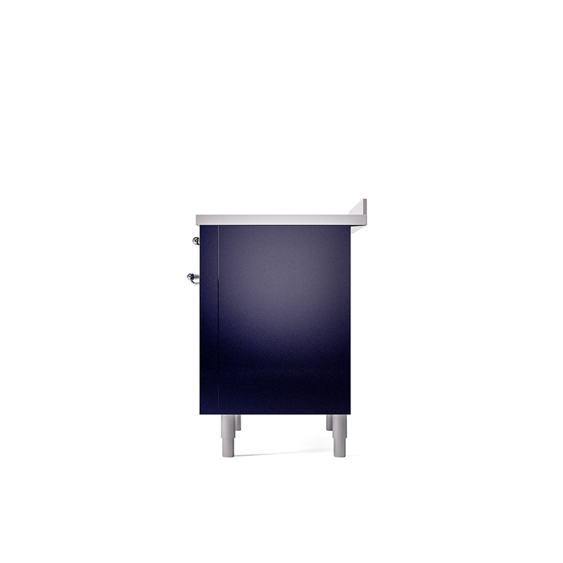 ILVE Nostalgie II 36 in Induction Range, Midnight Blue/Chrome