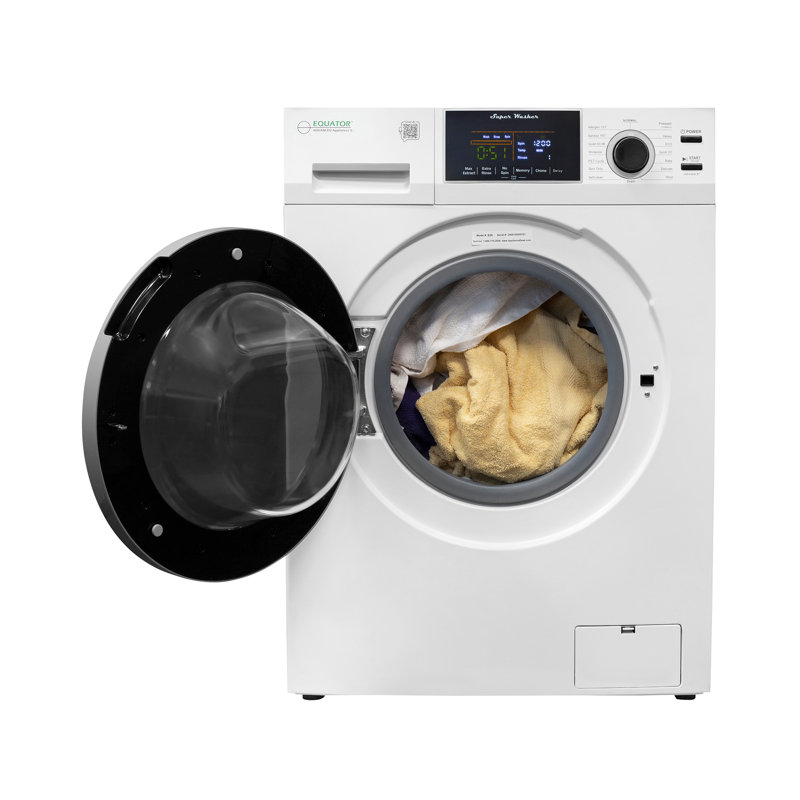 	Equator 1.6cf/15lbs Compact Washer 15 Wash Sanitize Allergen PET Cycle With 2 Min. Winterize ( Anti-freeze) Option 1400RPM / 110V