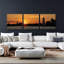 Art épique «Sunset Flight» par Lori Deiter, verre acrylique Wal Art-101997993