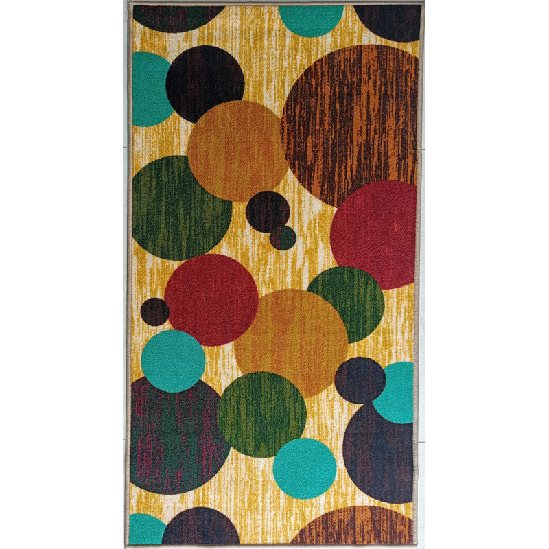 Rafferty Geometric Area Rug, Rectangle 80 x 150cm