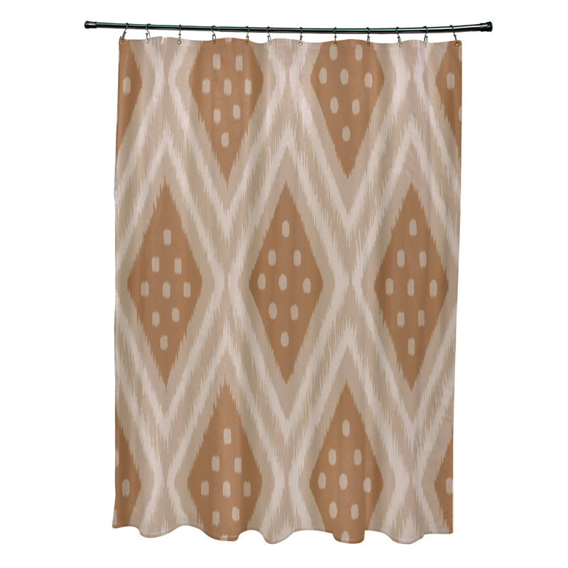 Rideau de douche Arlington, Beige / Brun