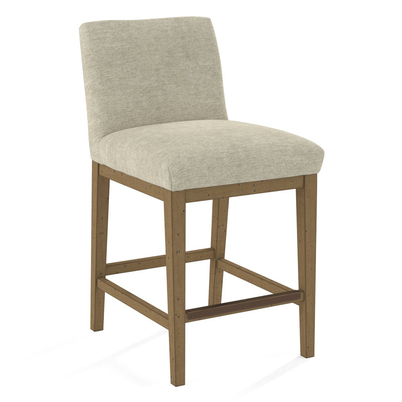 Upholstered Stool, 61558-61, White