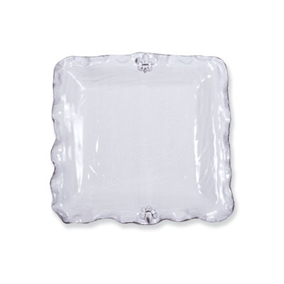 Abigails Fleur De Lis Ceramic Platter