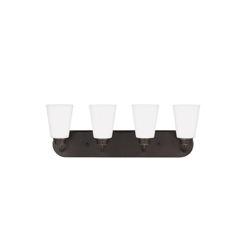 Kerrville Four Light Wall / Bath from Generation Lighting , No, Midnight Black