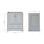 Base de meuble-lavabo simple 30 po Peightyn seulement-93359434