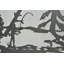 Fly Fishing Creek Single Panel Fireplace Screen