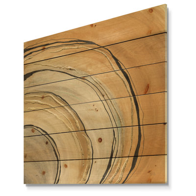 Glam Canion II - impression moderne sur bois de pin naturel
