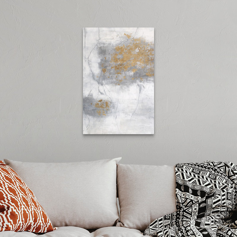 Cool Silver II - Print on Canvas, Wrapped Canvas, 30" H x 20" W x 1.25" D