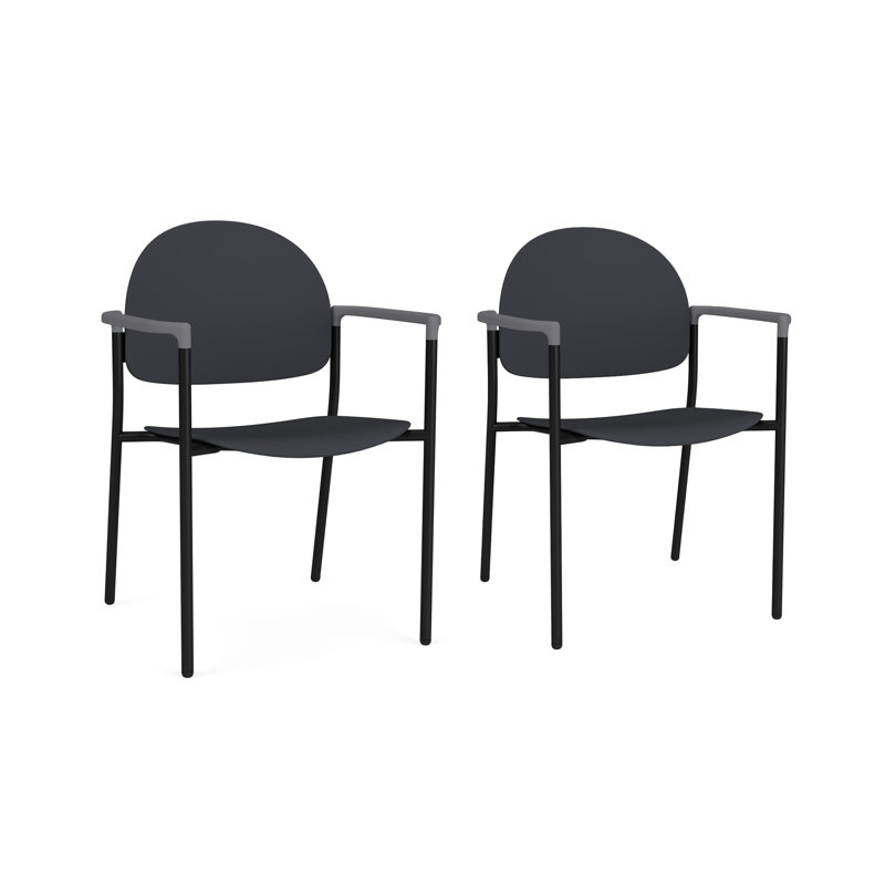 Chaise d'invité Chat Chat, Noir, Onyx noir poly