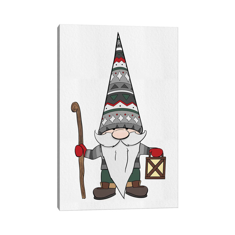 Nature Gnomes by Hugo Edwins - Wrapped Canvas Gallery-Wrapped Canvas Giclée, 30.48 cm H x 45.72 cm W
