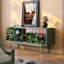 Buffet en bois massif vert 59,06 "