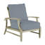 Croquet Teak Patio Chair with Cushions-239912483-161976155-239912529
