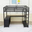 Lit mezzanine en métal avec garde-robe, bureau en L et tablettes de rangement-1640957236-1640957241