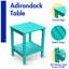 Matei 14 L x 13 W Outdoor Adirondack Side Table-699173753
