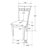 7-piece Extension Leaf Dining Table Set Cappuccino