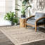 Tapis intérieur / extérieur beige Laramie Southwestern-531899025