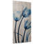 « Tulipes is Blue »-impression d’art graphique sur bois