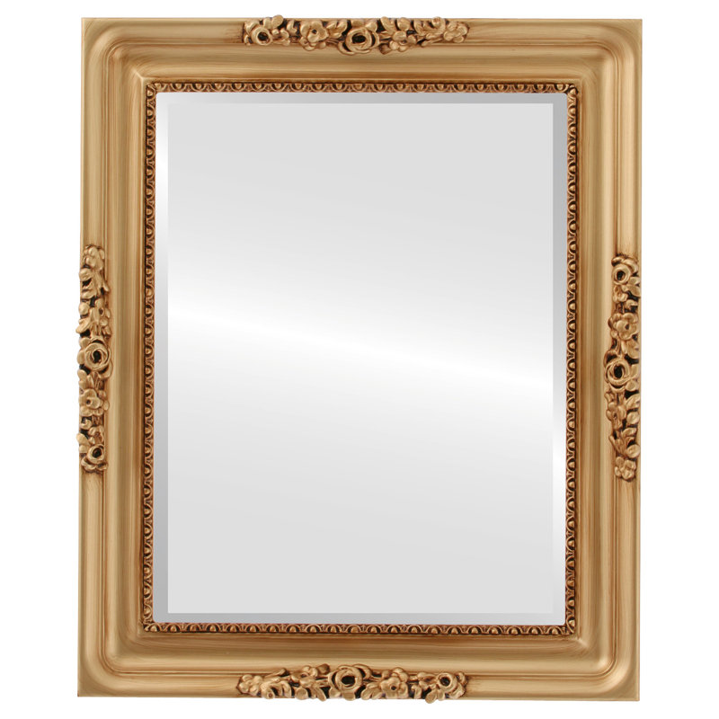 Miroir décoratif rectangulaire biseauté Vanita, H 23 po x l 19 po