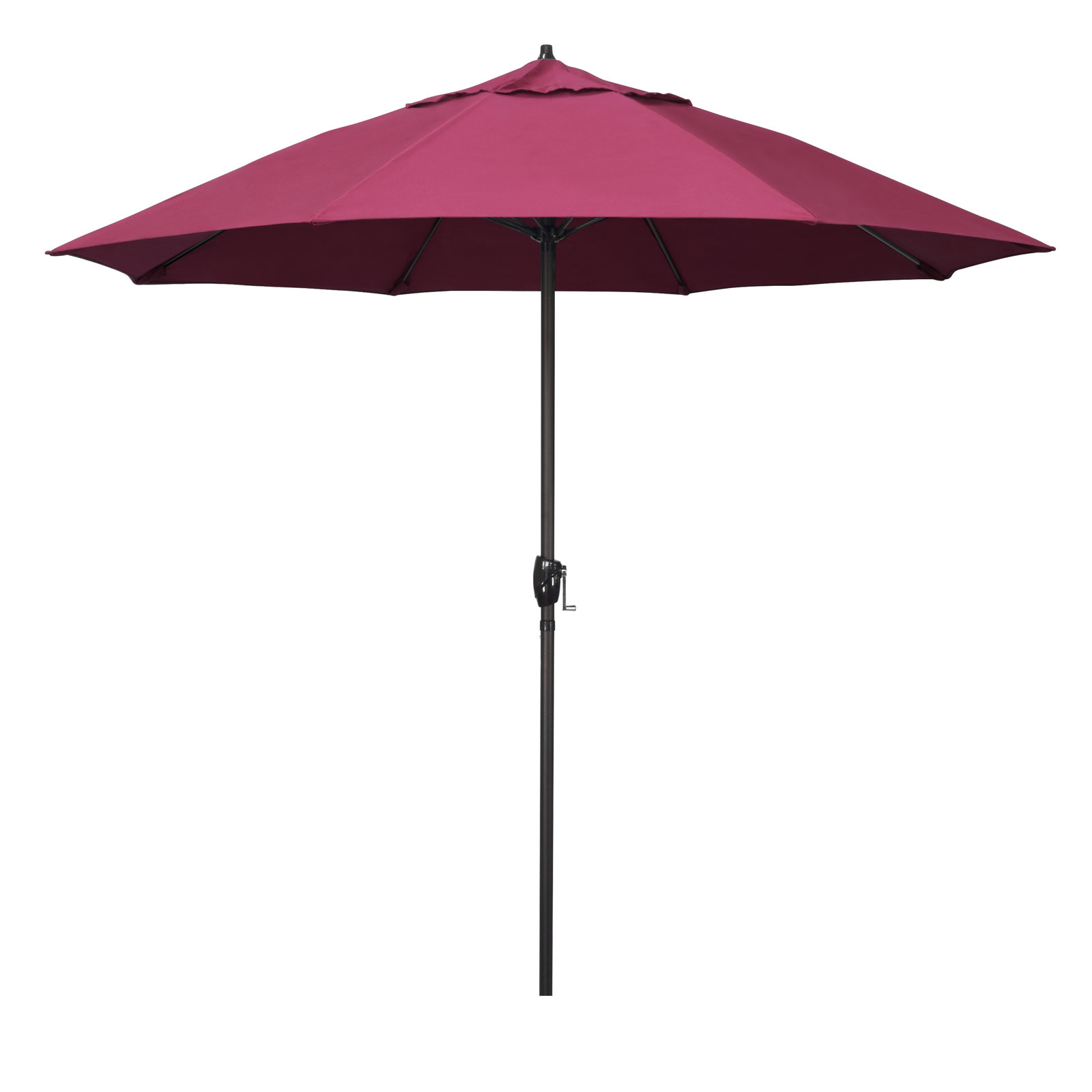 Deshaun 9' Market Sunbrella® Umbrella, Canvas Hot Pink Sunbrella® Canvas