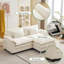 Canapé modulaire avec repose-pieds de 86 po Arale-558222379