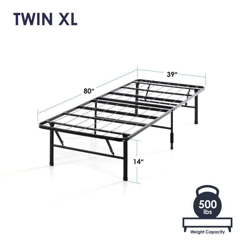 Base de lit pliable en acier SmartBase de 14 po, Simple TG