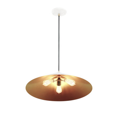 Conos Cone 3-Light Pendant - 24"L x 24"W