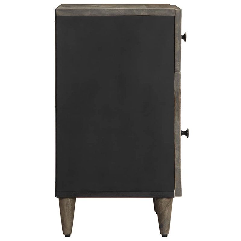 50cm W Metal Bedside Table