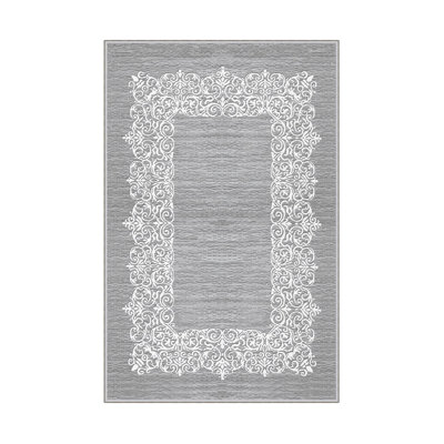 Elegant Hall Carpet, 2.6 x 9.8 Feet | 100% Polyester, 650 g/m², Pile Height: 0.3 Inches | Antibacterial, Non-Slip PVC Dot Underside | Machine Washable, 3D Digital Printing, Ideal for Modern Living Spaces