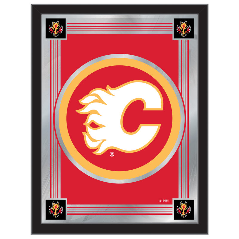 « logo mirror », impression encadrée NHL, Calgary Flames