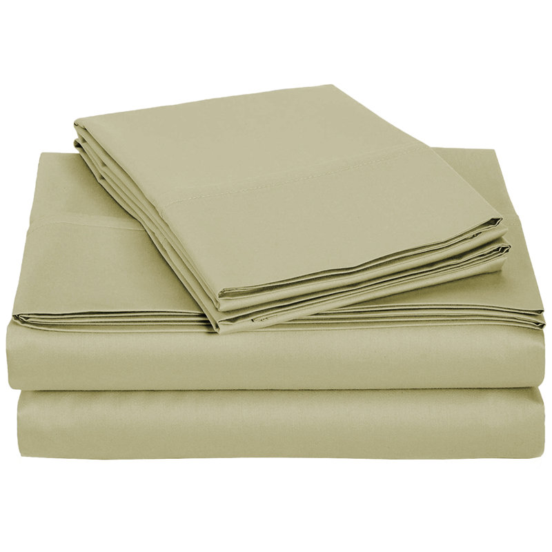 Billie-J Microfiber Sheet Set, Full, Tan