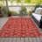Washable Geometric Indoor / Outdoor Rug-566355063