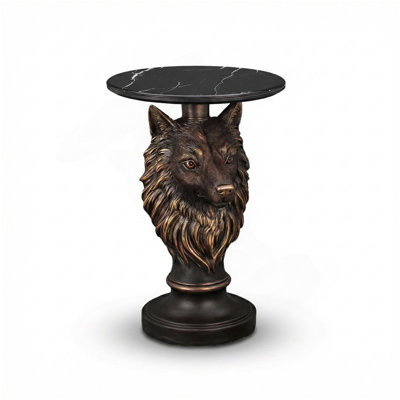 Table d'appoint Regal Wolf Head