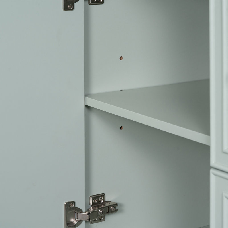 Rangement pour salle de bain Chandace, Vert