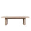 Rectangle Oak Block Dining Table-596878095