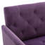 Luxueux fauteuil d'appoint Coolmore avec pieds dorés roses