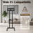 Universal Mobile Tv Stand For 32-55 Inch Tvs Adjustable Height Cart For Home And Commercial Use Supports Up To 55 Pounds Ideal For Conference Rooms Schools Hospitals Exhibitions