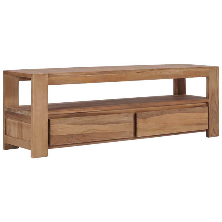 TV Stand 47.2" x 11.8" x 15.7" Solid Wood Teak