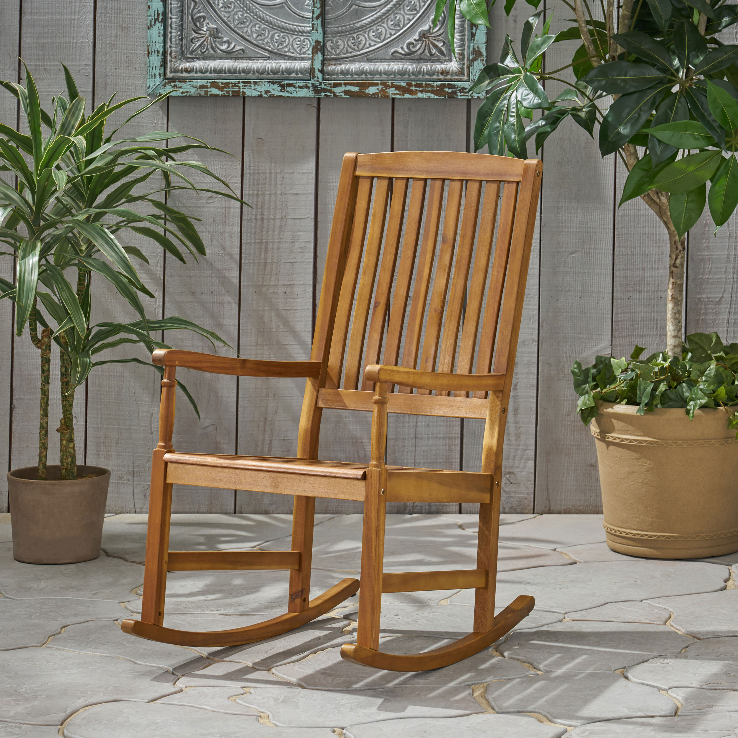 Oisin oversized porch online rocking chair