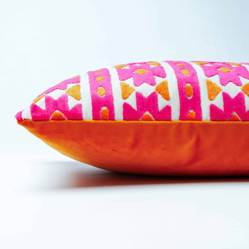 Geometric Cushion, 43x30cm, Synthetic filled