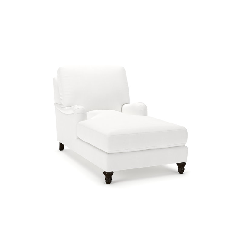 Walters Chaise Lounge, Bayou Off White Canvas