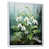 White Floater Framed