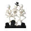 10.50''H Halloween Polyresin Dancing Skeleton Table Decor